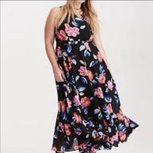 Torrid maxi dress with floral print
